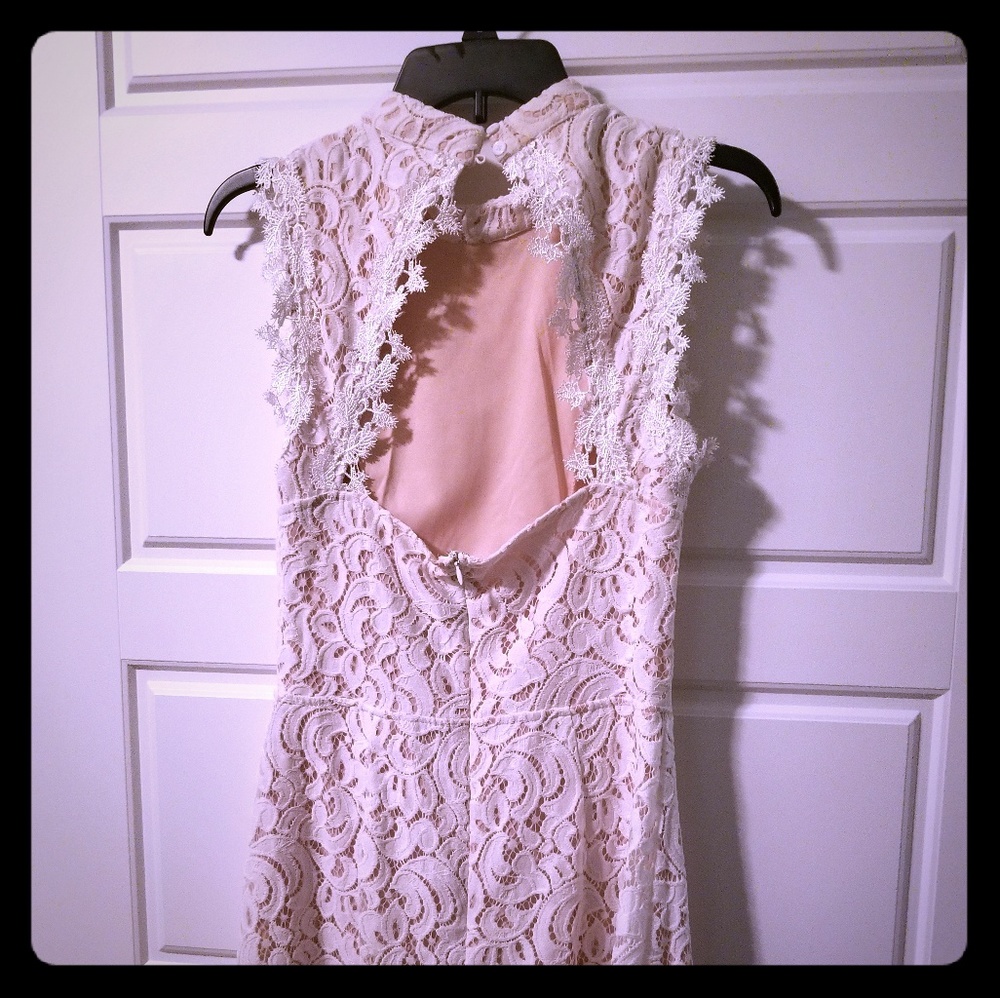 Blush Lace Dress